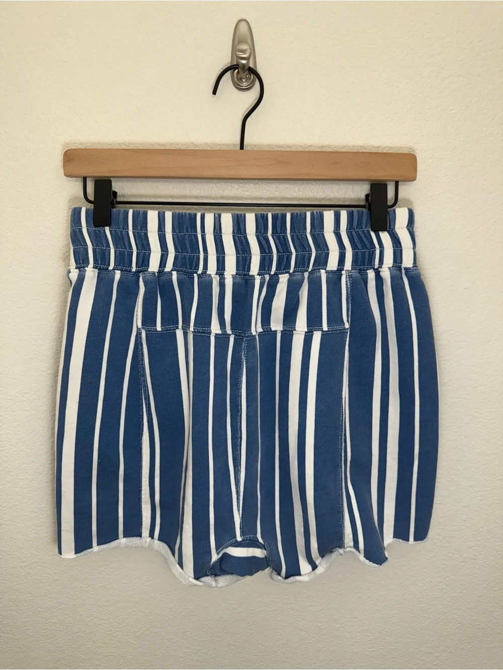 FP Movement All Star Printed Shorts in Newport Stripe Denim XS